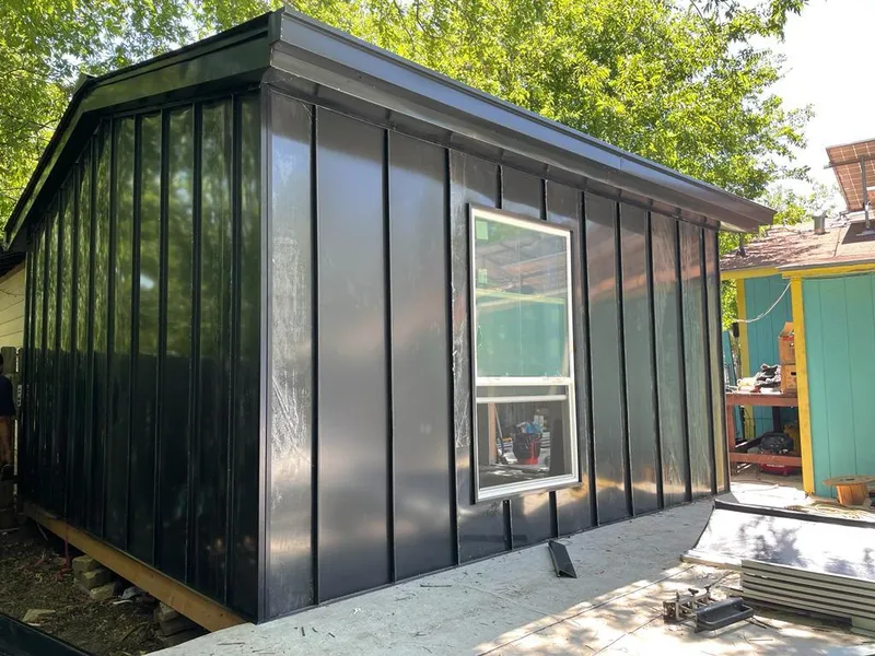 Black standing seam metal wall panels for Roof Inspection in Swoyersville